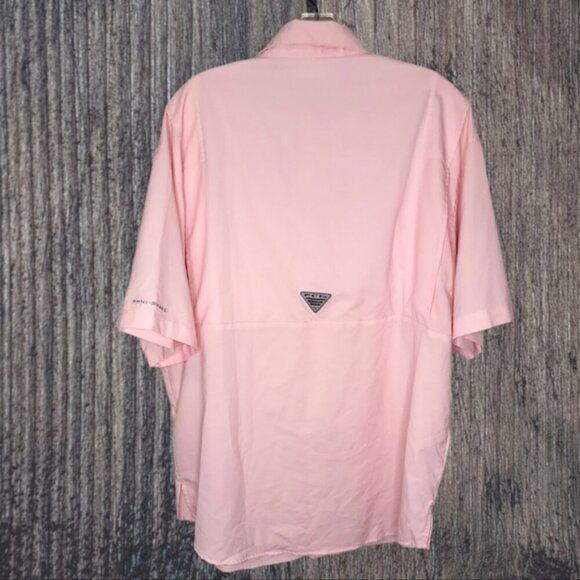 Columbia Performance Men's Fishing Shirt Size L Gear Omni-Shade Vented - Picture 3 of 7